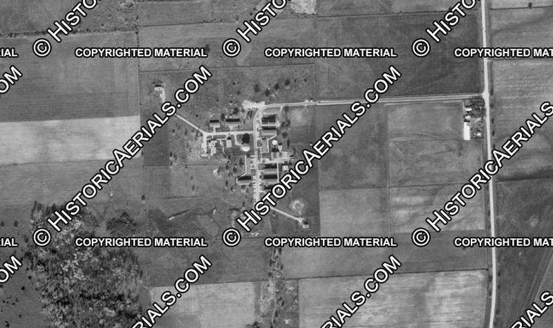 Port Austin Air Force Station - 1955 Aerial Photo